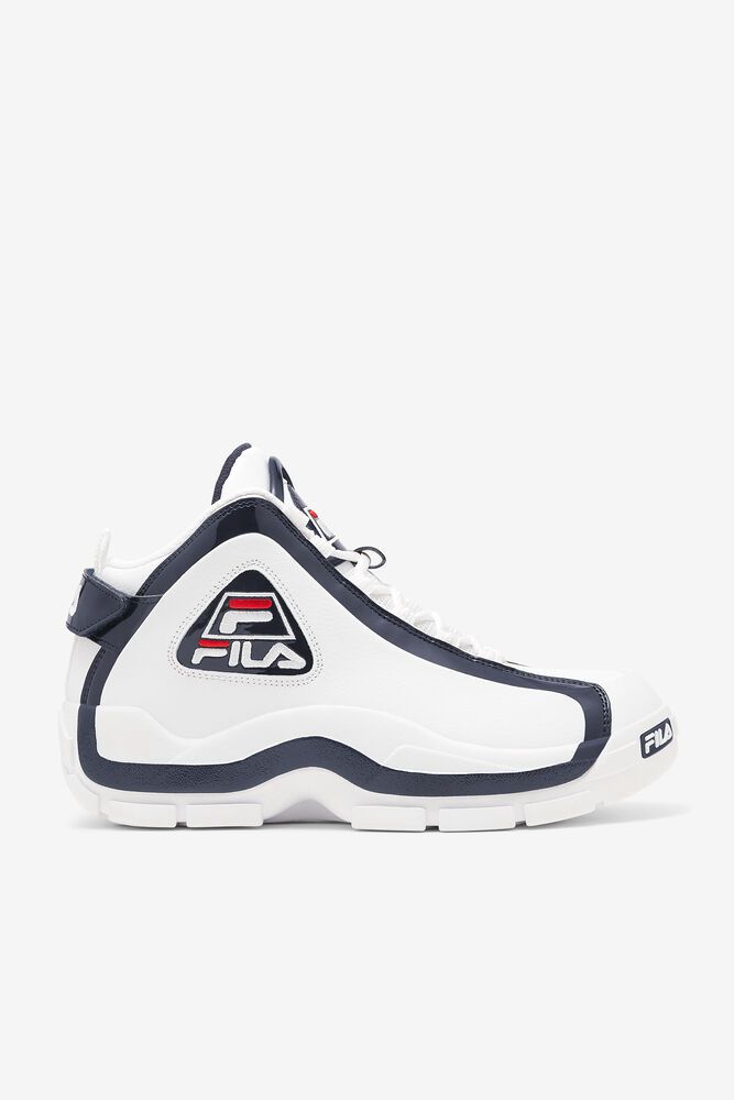 Fila Trainers Mens White Grant Hill 2 - Ireland 51098-ZURV